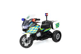 Mini Moto Elétrica Infantil Motorizado Polícia Baby Style