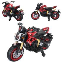 Mini Moto Elétrica Infantil Racer 12V Baby Style Bateria Recarregável Brinquedo Seguro Divertido e Potente para Crianças