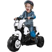 Mini Moto Eletrica Infantil Shiny Toys Veryke 6V Branca com Led Mini Moto Eletrica Infantil Shiny Toys Veryke 6V Branca com Led