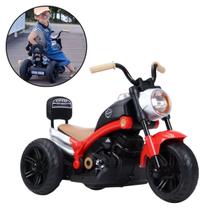 Mini Moto Elétrica Infantil Triciclo 6V Chopper Até 3 Anos