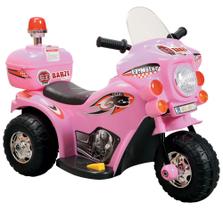 Mini Moto Elétrica Infantil Triciclo Elétrico BZ Cycle Rosa com Músicas e Luz de Farol BARZI MOTORS