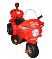 Mini Moto Elétrica Infantil Triciclo Elétrico BZ Cycle Vermelho com Músicas e Luzes BARZI MOTORS