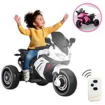 Mini Moto Elétrica Infantil Triciclo Motinha Passeio Brinquedo Bateria 6v Controle Remoto