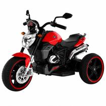 Mini Moto Elétrica Infantil Triciclo Vermelho 6V com 3 Rodas e Design Esportivo Mini Moto Elétrica Infantil Triciclo Vermelho 6V com 3 Rodas e Design Esportivo