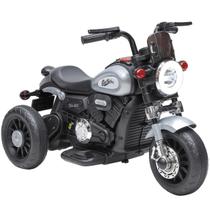Mini Moto Eletrica Infantil Zippy Toys Harley Tracker 6V Cinza Mini Moto Eletrica Infantil Zippy Toys Harley Tracker 6V Cinza