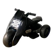 Mini Moto Elétrica Luzes E Som Infantil 6V Preto Importway