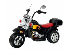 Mini Moto Elétrica Preta - Zippy Toys