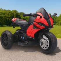 Mini Moto Elétrica Racing Pedal Bateria 6v Com Luz e Som