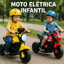 Mini Moto Esportiva Elétrica Infantil Daily 6v Resistente Divertido Seguro Casa Passeio Viagem Mini Moto Esportiva Elétrica Infantil Daily 6v Resistente Divertido Seguro Casa Passeio Viagem