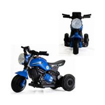 Mini Moto Infantil Elétrica 3 Rodas Com Pedal Triciclo Passeio 6V A Bateria Recarregável Até 25kg Bivolt Motoca Som e Luzes Dia das Crianças
