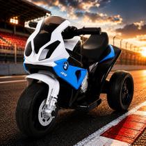 Mini Moto Infantil Eletrica BMW S1000RR 6v Zippy Toys Licenciada Bivolt Marcha Ré Luz E Som