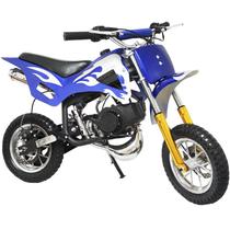 Mini Moto Infantil Gasolina 2 Tempos 49CC Cross Trilha Off Road Importway WVDB-006 Dirt Azul