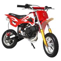 Mini Moto Infantil Gasolina 2 Tempos 49CC Cross Trilha Off Road Importway WVDB-006 Dirt Vermelha