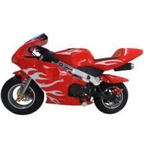 Mini Moto Infantil Gasolina 2 Tempos 49CC Speed Ninja GP Esportiva Pocket Bike Importway WVPR-204