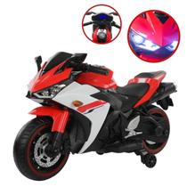 Mini Moto Motinha Elétrica Infantil 12V Roda Eva Som Farol Led Brinqway Bw300