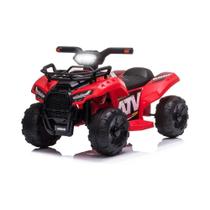 Mini Moto Quadriciclo Elétrico 6V Infantil Baby Style Vermel