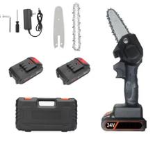 Mini Moto Serra Elétrica Bateria Portátil Poda Jardinagem 8 Mini Moto Serra Elétrica Bateria Portátil Poda Jardinagem 8