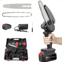 Mini Moto Serra Eletrica Bivolt prática para jardinagem
