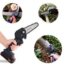 Mini Moto serra Serradeira Elétrica Bateria Litio Bivolt 24v Mini Moto serra Serradeira Elétrica Bateria Litio Bivolt 24v