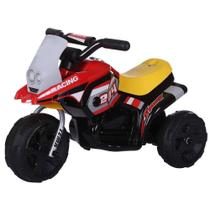 Mini Moto Triciclo Elétrico G204 Vermelho - Belfix Mini Moto Triciclo Elétrico G204 Vermelho - Belfix