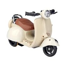 Mini Motocicleta Elétrica Retro Infantil Brinquedo Deslumbrante Spin Labubu Boneca De Algodão