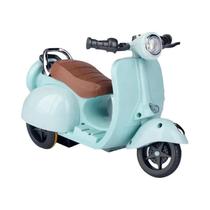 Mini Motocicleta Elétrica Retro Infantil Brinquedo Deslumbrante Spin Labubu Boneca De Algodão