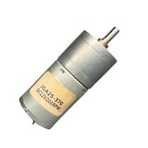 Mini motor eletrico com redutor 12v 200 rpm modelo jga25-370