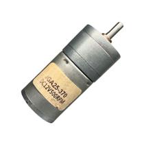 Mini motor eletrico com redutor 12v 500 rpm modelo jga25-370 Mini motor eletrico com redutor 12v 500 rpm modelo jga25-370