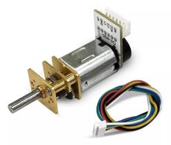 Mini Motor Redutor Dc 6V N20 750 Rpm - Com Encoder