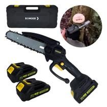 Mini Motosserra 21V para Jardinagem com 2 Baterias