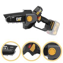 Mini Motosserra Bateria CAT DG231B Portátil Brushless 18v Profissional Cortar Madeira Podar Galhos Mini Motosserra Bateria CAT DG231B Portátil Brushless 18v Profissional Cortar Madeira Podar Galhos
