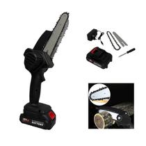 Mini Motosserra Eletrica 48V Sem Fio Bateria Recarregavel 6 Polegadas Potente Corta Bambu Galho Lenha Arvore Carpintaria Jardinagem Resistente Potente Mini Motosserra Eletrica 48V Sem Fio Bateria Recarregavel 6 Polegadas Potente Corta Bambu Galho Lenha Arvore Carpintaria Jardinagem Resistente Potente
