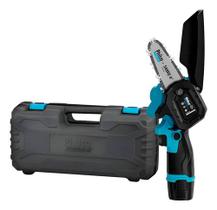 Mini Motosserra Force PMM124 Bateria 12V Sabre 4 Pol 7 Acessórios Philco