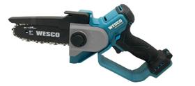 Mini Motosserra S/ Bateria Brushless 18v 12cm Wesco WS8305.9 Mini Motosserra S/ Bateria Brushless 18v 12cm Wesco WS8305.9