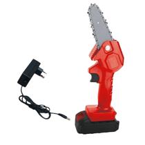 Mini Motossierra a Bateria 600W Vermelho ImportWay Bateria de lítio 4 polegadas Velocidade da corrente 5ms Mini Motossierra a Bateria 600W Vermelho ImportWay Bateria de lítio 4 polegadas Velocidade da corrente 5ms