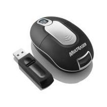 Mini Mouse Wireless Óptico Multilaser MO101 - Conexão USB, 800dpi, Design Ergonômico