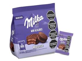 Mini Mousse Alfajor Milka C/ 6unid 114g - Importado Argentina