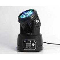 Mini Moving Head Pro X 18 De 3w - Lotus
