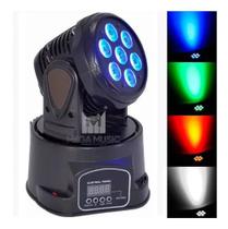 Mini Moving Head Wash 18 Quadrileds Rgbw Iluminação Dj