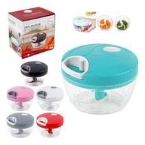 Mini Multiprocessador Triturador Manual 3 Lâminas Inox Alho Cozinha Pratico Tempero Mini Multiprocessador Triturador Manual 3 Lâminas Inox Alho Cozinha Pratico Tempero