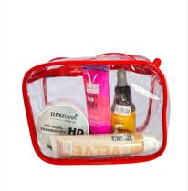 MINI necessaire transparente 15x12 - viagem -várias cores