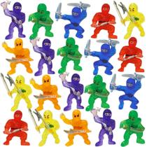 Mini Ninjas ArtCreativity - Pacote com 48 Figuras de Ação para Crianças