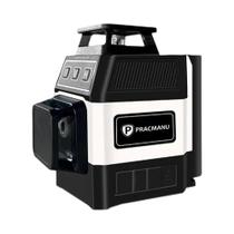 Mini Nível Laser 3D de 12 Linhas (360°) - Verde - Auto Nivelante Pracmanu