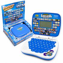 Mini Notebook Educativo Azul Infantil Com Atividades 2em 1 Inglês e Espanhol Mini Notebook Educativo Azul Infantil Com Atividades 2em 1 Inglês e Espanhol