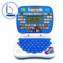 Mini Notebook Educativo Azul Infantil Com Atividades Inglês e Espanhol Mini Notebook Educativo Azul Infantil Com Atividades Inglês e Espanhol