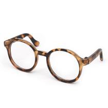 Mini Óculos para Amigurumi Redondo Oncinha