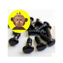 Mini Olhos Ovais de Amigurumi Segurança para Seus Bonecos de Crochê 30 unidades