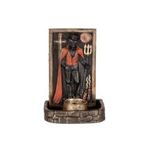 Mini Oratório Tronqueira Ofertório para Exu em Resina