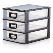 Mini Organizador Monte Líbano Porta Tudo com 3 Gavetas Compacto Mini Organizador Monte Líbano Porta Tudo com 3 Gavetas Compacto