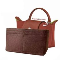 Mini Organizador para Bolsas Pequenas com Divisórias (Não acompanha Bolsa) Cor:Marrom Mini Organizador para Bolsas Pequenas com Divisórias (Não acompanha Bolsa) Cor:Marrom
